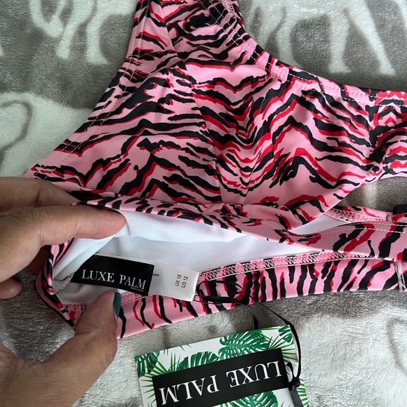 Luxe Palm Bikini Top and Bottom - Picture 5 of 6